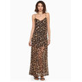 High Quality Long Dress Wholesale Chiffon Leopard Women Slip Dress